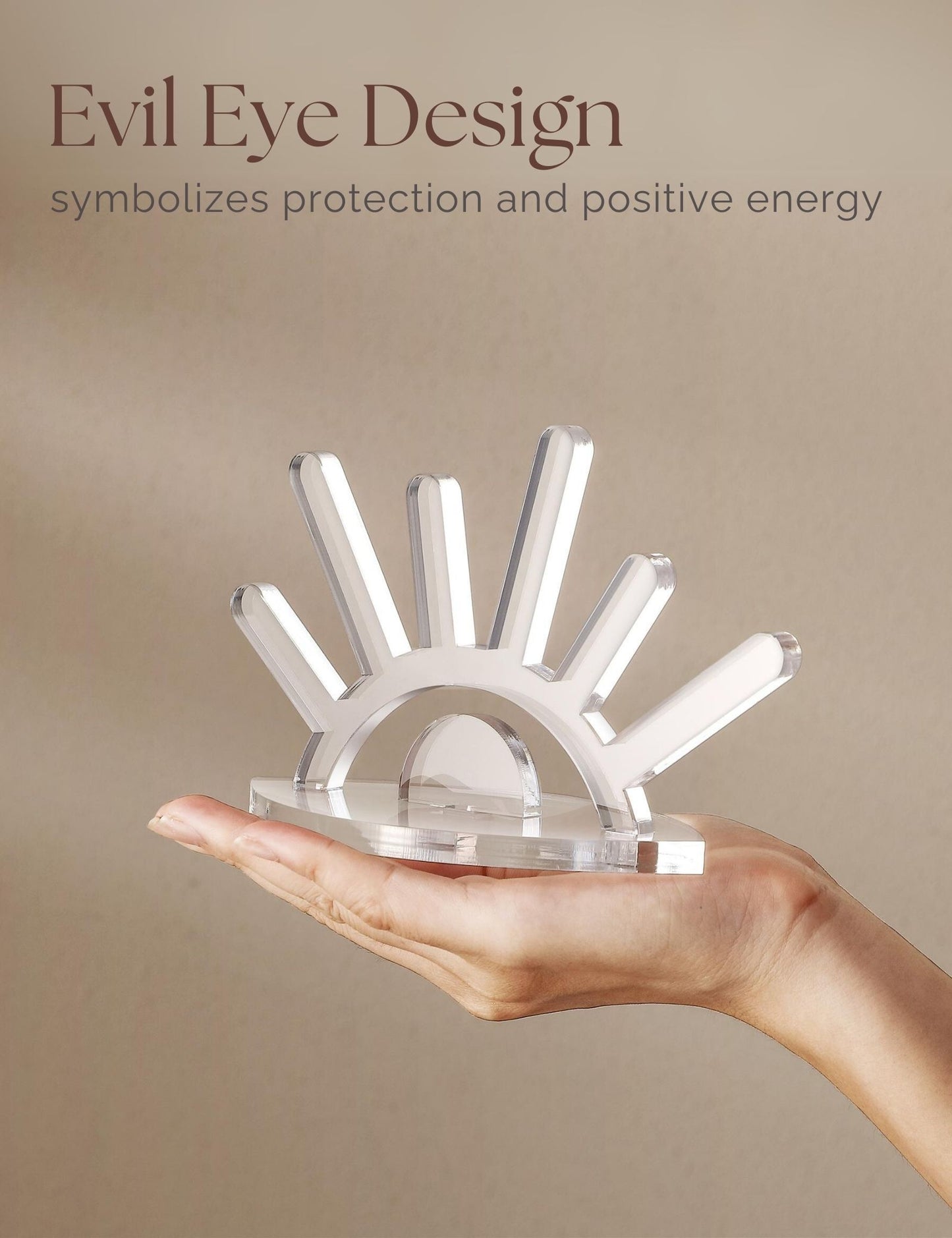 Evil Eye Ring Display acrylic Ring Stand(clear)