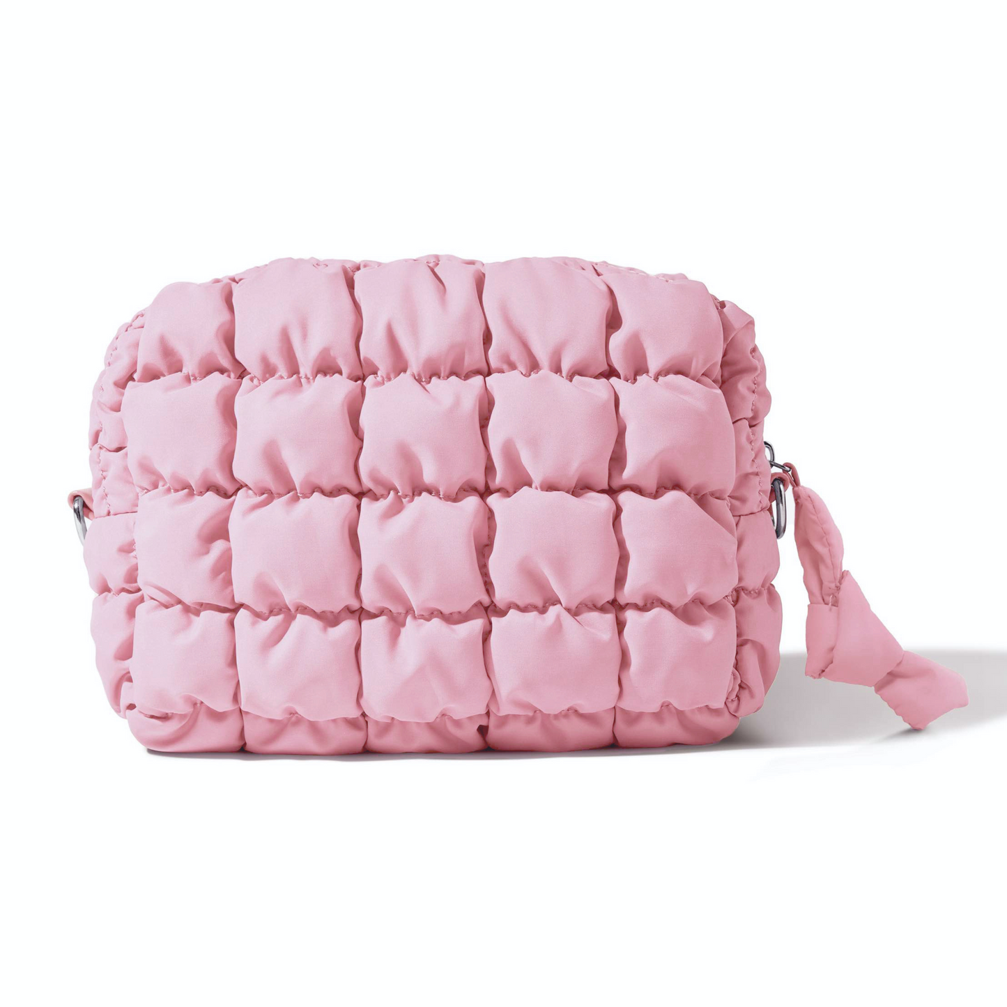 Quilted Makeup Bag (M, Pink)