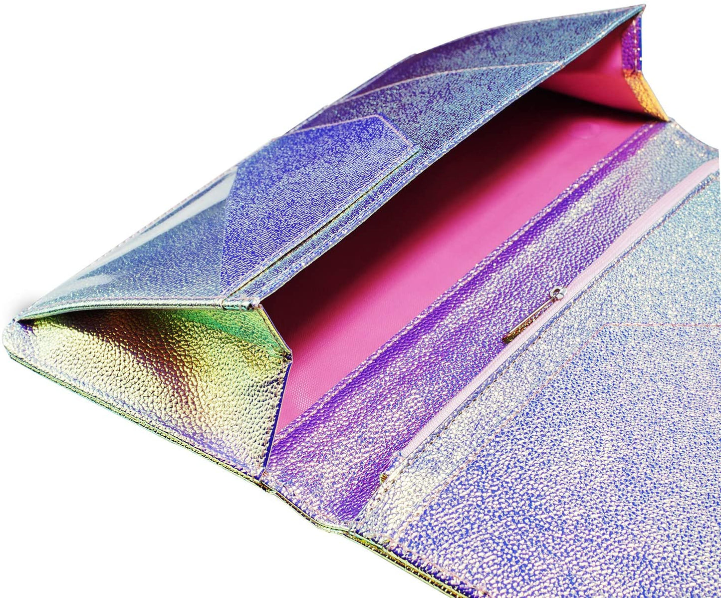 5x9" Iridescent Server Book with Zipper&Magnetic(A)