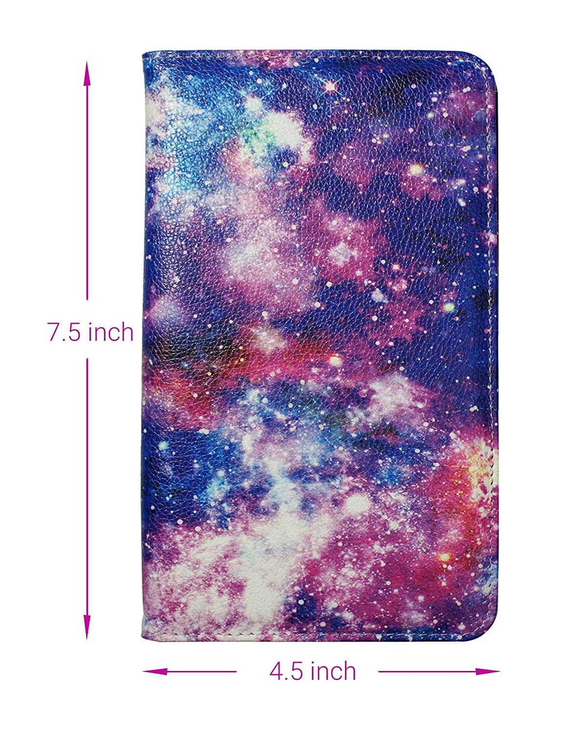 4.7x7.5" Classic Starry Server Book Wallet