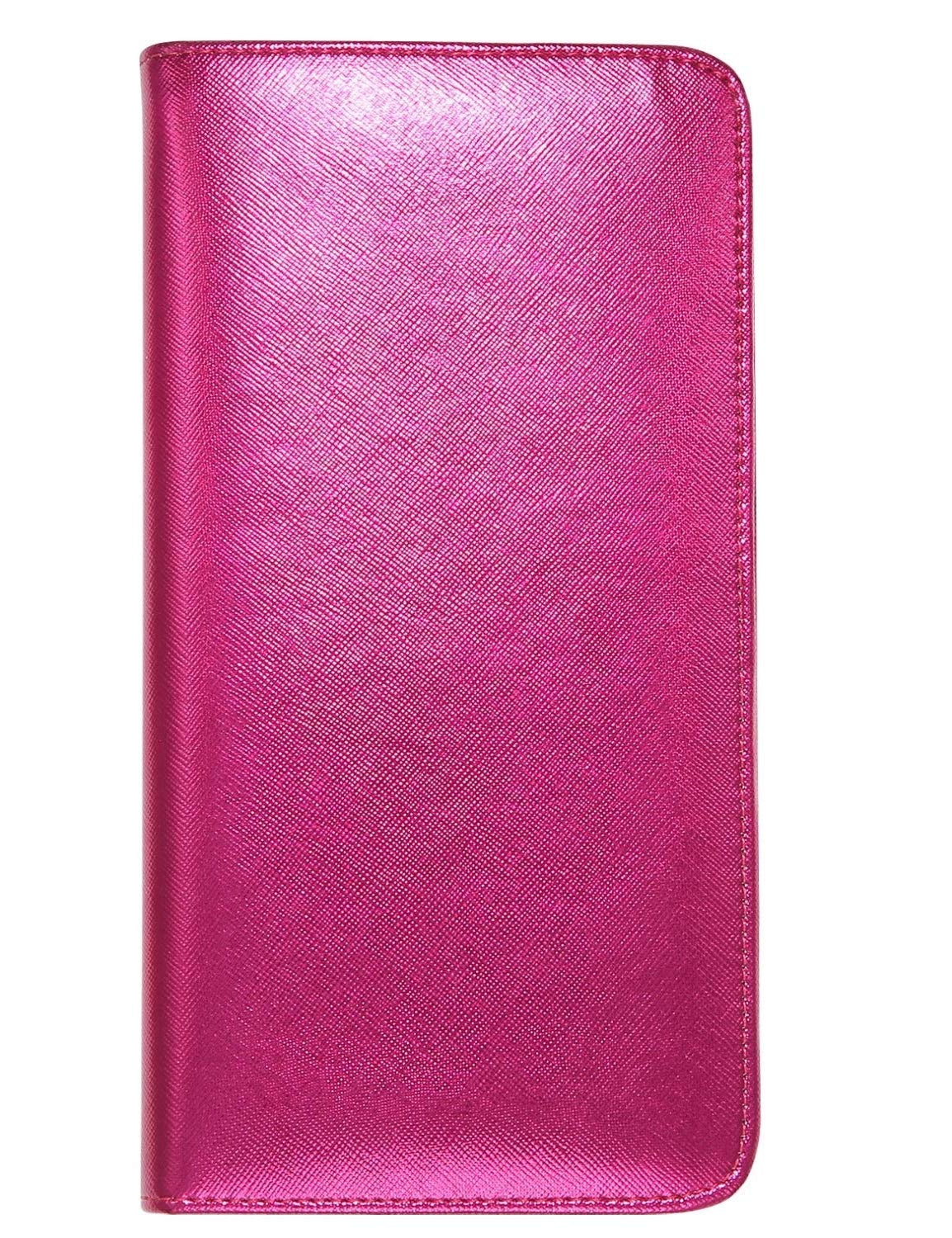 4.7x9" Hot Pink Server Book with Zipper&Magnetic