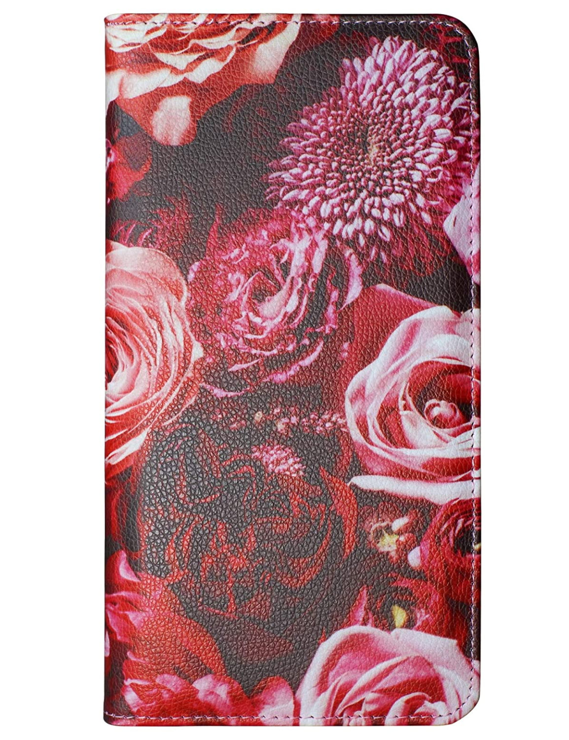 5x9" Rose Flower Server Book with Zipper&Magnetic