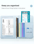 Blue Passport Case Holder Wallet