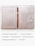 Champagne Pink Passport Holder Wallet