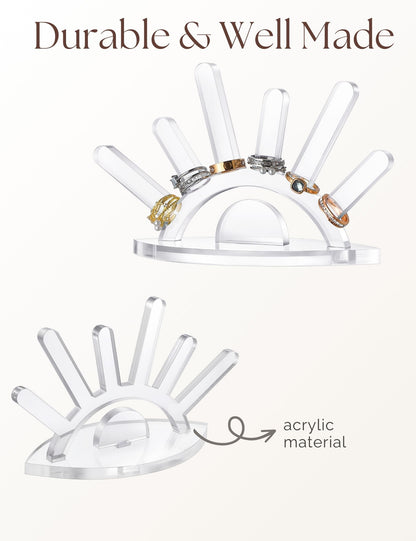 Evil Eye Ring Display acrylic Ring Stand（clear）