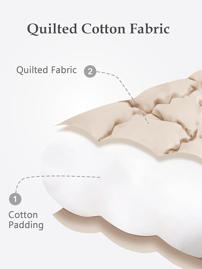 Quilted Travel Duffle Bag   (beige)