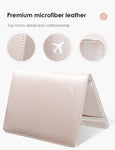 Champagne Pink Passport Holder Wallet