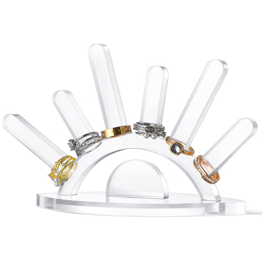 Evil Eye Ring Display acrylic Ring Stand（clear）