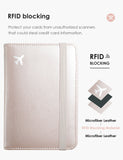 Champagne Pink Passport Holder Wallet