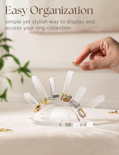 Evil Eye Ring Display acrylic Ring Stand（clear）