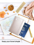 Champagne Pink Passport Holder Wallet