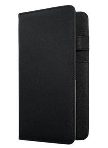 5x9" Black Server Book with Zipper&Magnetic