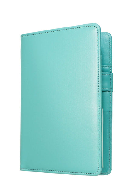 4.7x7.5" Classic Turquoise Green Server Book Wallet