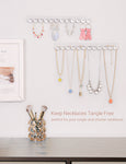 Necklace Holder Hanger-Diamond Hooks (Clear)