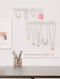 Necklace Holder Hanger-Diamond Hooks (Clear)