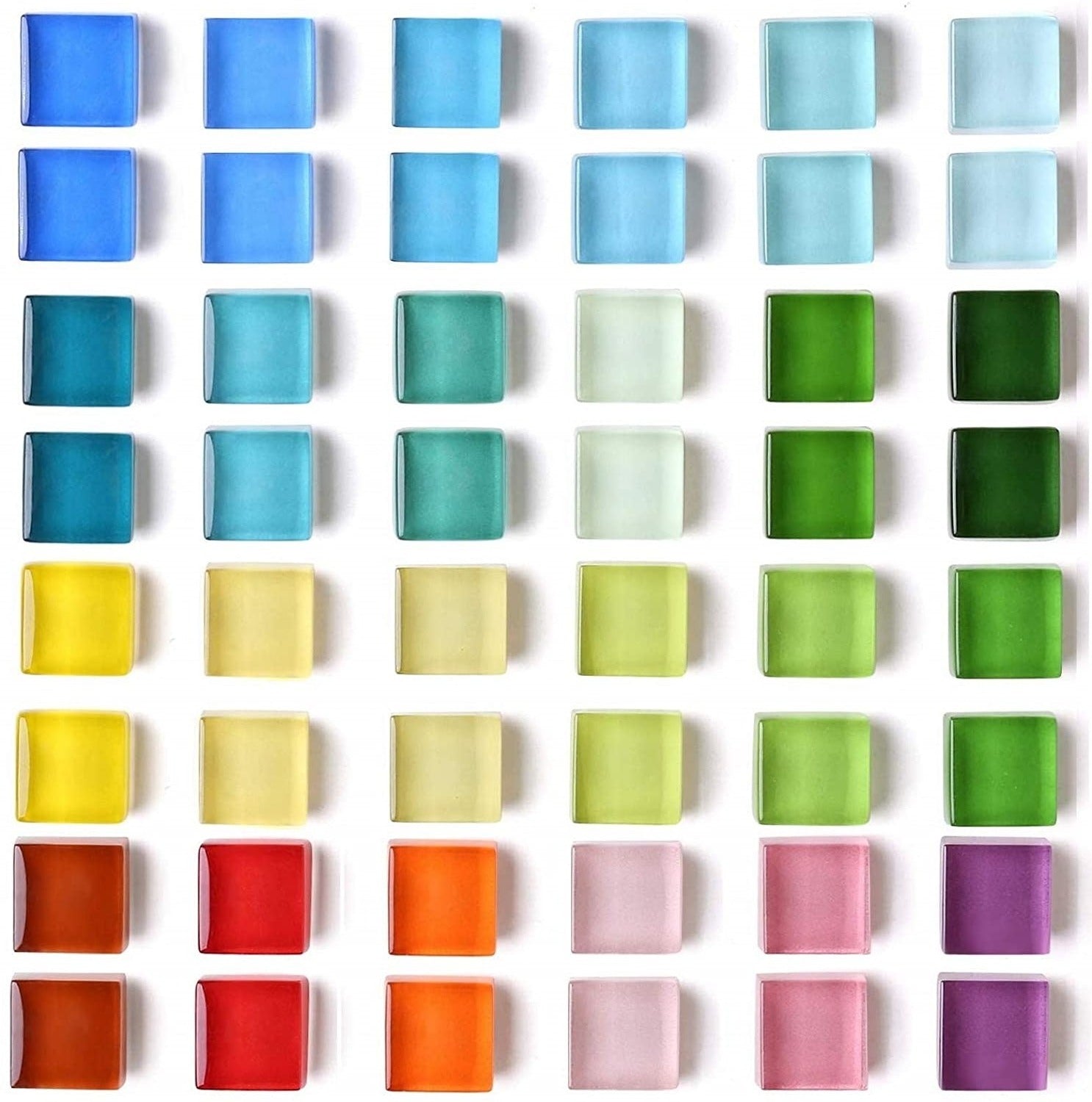 For H&M: Mymazn 48-Pack Colorful Glass Refrigerator Magnets