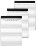 A5 Legal Pad Write Paper with Date 5-3/4"x 8-1/2"