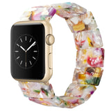 Resin Fashion Watch Band Compatible with Apple Watch