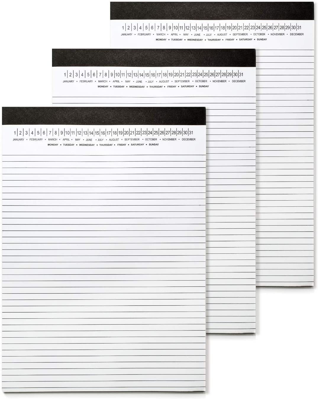 A4 Legal Pad Write Paper with Date 8-1/2" x 11-3/4"