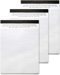 A4 Legal Pad Write Paper with Date 8-1/2" x 11-3/4"