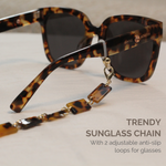 Sunglass Chain Mask Chain Holder (Classic Tortoise)