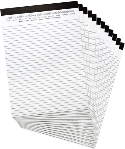 A4 Legal Pad Write Paper with Date 8-1/2" x 11-3/4"