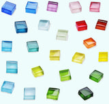 24-Pack Colorful Glass Fridge Magnets (24 Colors)