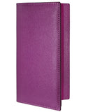 7"x3.5" Purple Vegan Leather Checkbook Cover