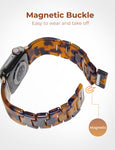 Luroza Resin Link Apple Watch Band (Tortoise)