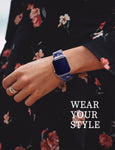 Luroza Resin Link Apple Watch Band(Oil Painting)