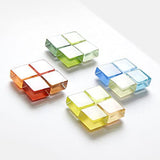 48-Pack Colorful Glass Fridge Magnets (24 Colors)