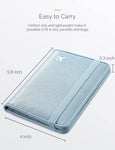 Blue Passport Case Holder Wallet