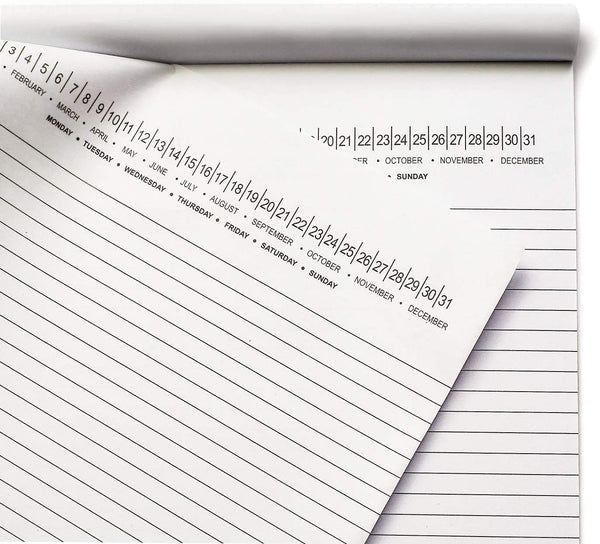 A4 Legal Pad Write Paper with Date 8-1/2" x 11-3/4"
