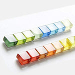 48-Pack Colorful Glass Fridge Magnets (24 Colors)