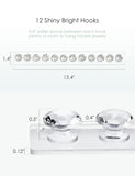 Necklace Holder Hanger-Diamond Hooks (Clear)