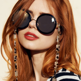 Sunglass Chain Mask Chain Holder (Ivory Tortoise)