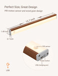 Wood Grain Closet Lights Motion Sensor Pantry Light