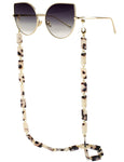 Sunglass Chain Mask Chain Holder (Ivory Tortoise)