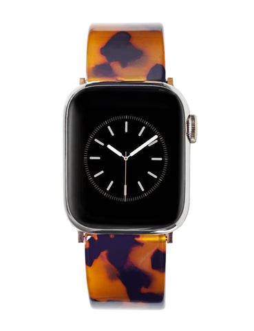 Brown Tortoise Resin Apple Watch Band (Magnetic)