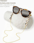 2 Pack Sunglass Chain Mask Chain (Tortoise+Gold)
