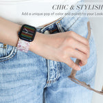 Pink Fashion Watch Band Compatible with Apple Watch