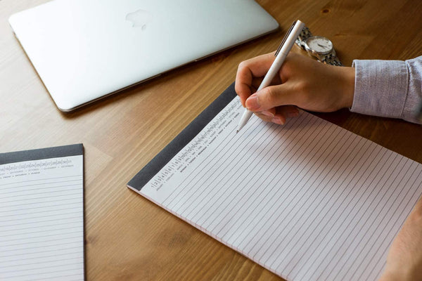 A4 Legal Pad Write Paper with Date 8-1/2" x 11-3/4"