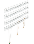 Necklace Holder Hanger-Crystal Ball Hooks(Clear)