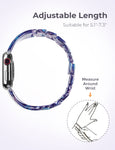 Luroza Resin Link Apple Watch Band(Oil Painting)