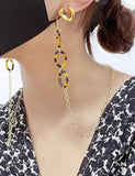 2 Pack Sunglass Chain Mask Chain (Tortoise+Gold)