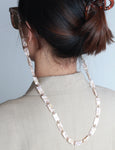 Sunglass Chain Mask Chain Holder (White&Coconut)