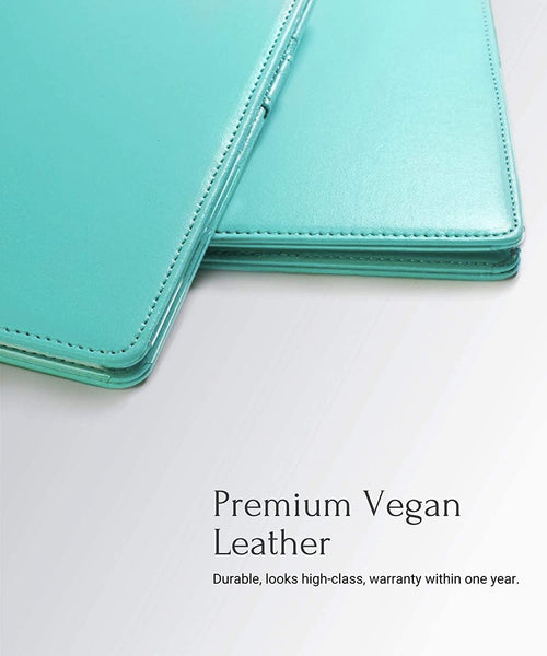 4.7x7.5" Classic Turquoise Green Server Book Wallet