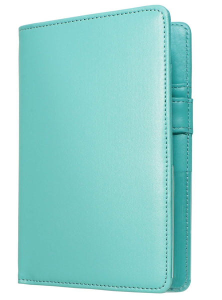 4.7x7.5" Classic Turquoise Green Server Book Wallet