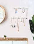 Necklace Holder Hanger-Diamond Hooks (Clear)