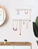 Necklace Holder Hanger-Diamond Hooks (Clear)